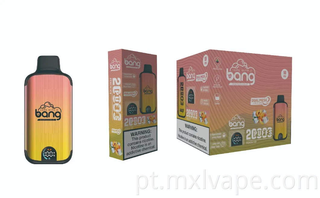 Fábrica de cigarro eletrônico Direct Direct Smart Screen 20000 Puffs Bateria: 650mAh. Tipo-C pode suportar o pagamento do Alibaba